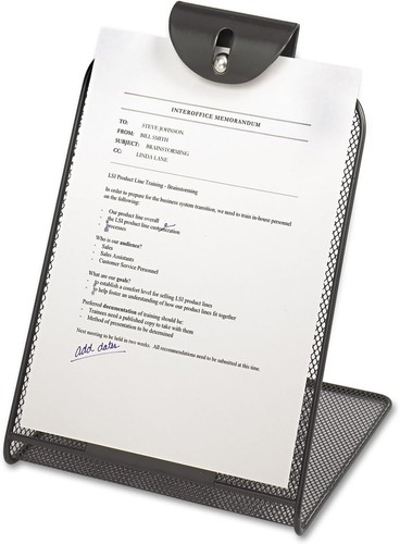 Safco copy holder onyx mesh - onyx,