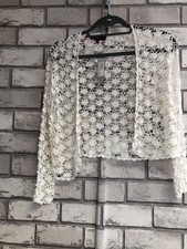 DEBUT BNWT CREAM CARDIGAN UK