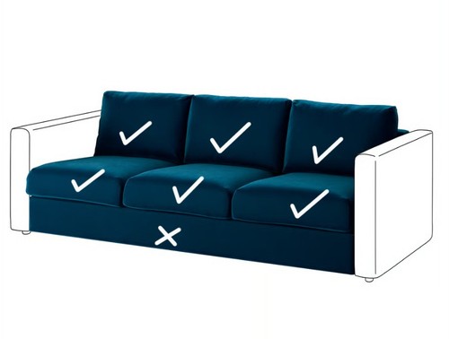Ikea vimle cushion covers - cushion, for