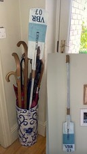 Decorative Large Wooden Oar Paddle Vintage Maritime Nautical Shabby Chic Hanger