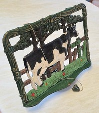 Vintage Cast Iron Cow Cookbook