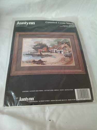 Vintage 1991 cross - vintage, stitch