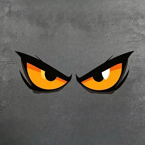 Angry red eyes - angry, stickers