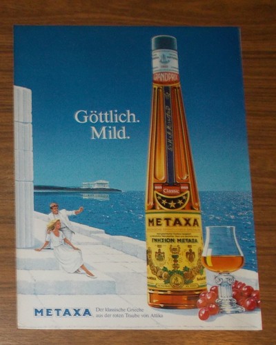Rare advertising metaxa - rare,
