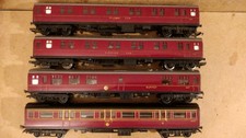 Rake of 4 mk1 coaches for