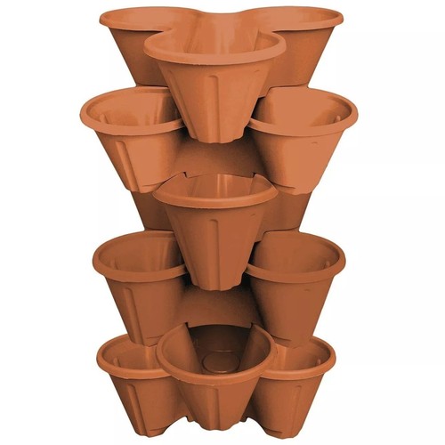 Strawberry planter trio - planter,