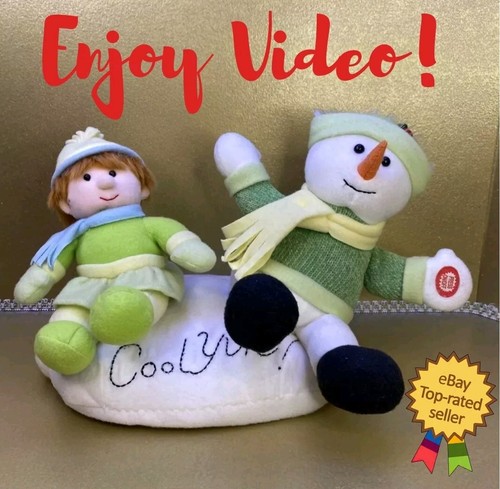 Christmas animated snowman - animated,