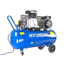 Air Compressor 100L 3HP 145psi 14CFM Twin Cylinder Direct Drive Electric Hyundai