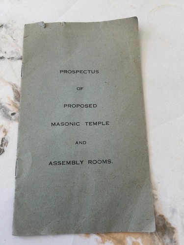 Prospectus proposed masonic - proposed,