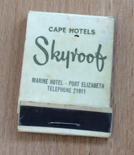 Vintage Miniature Match Book - Skyroof, Port Elizabeth