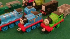 13x  THOMAS & FRIENDS adventures  MATTEL TRAINS DIE-CAST BUNDLE, BHR TYPE. rare.