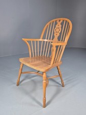 Vintage Wheelback Windsor Chair Elm and Beech Twentieth Century  EB10694 VDIN
