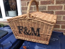 Fortnam & Mason Huntsman Wicker  Picnic Basket