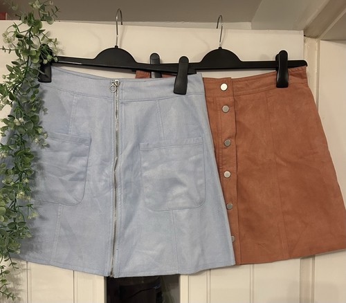 Faux suede line - suede, skirts