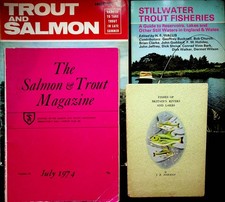 4 x Magazines Salmon & Trout Fishing 1970s Fisheries Angling History