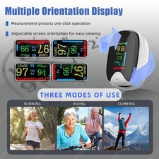 NEW Blood Glucose Monitor LED Display Fingertip Oximeter for Adults Seniors