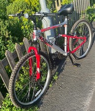 Apollo Radar Full Suspension Mountain Bike 27,5” Wheels, 14” Frame -Red 