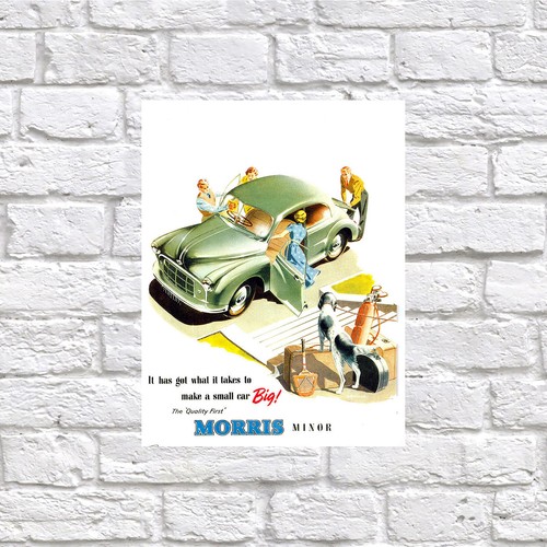Morris minor retro tin - minor,,