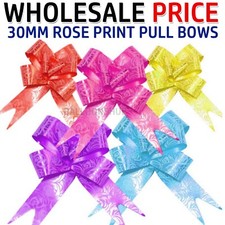 100pc Pull Bows 30mm Large