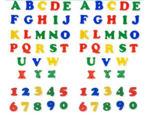 Fridge magnetic letters - fridge,