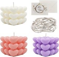 Bubble Candles, 3PCS Cube