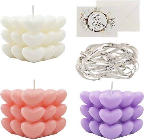 Bubble candles 3pcs cube - 3pcs,