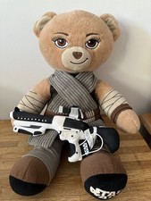 Build a Bear Workshop Star Wars Force Awakens Rey Soft Toy Plush 17”