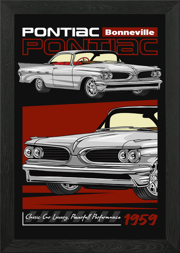 Legendary muscle car framed - legendary,