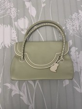Mint green leather ciccia - mint,