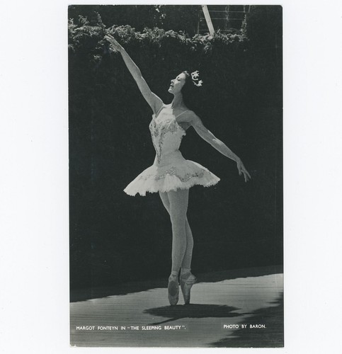 Vintage ballet dancer postcard - vintage,