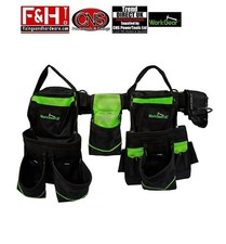 WorkGearUK Multi Pocket Tool Belt, 11 Pockets, Tool Pouches & Holders - WG-PX01