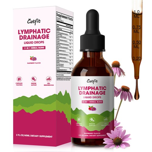 60ml lymphatic drainage drops - 60ml,
