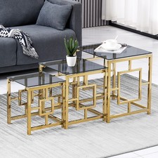 3Pcs Bedside Table Nesting