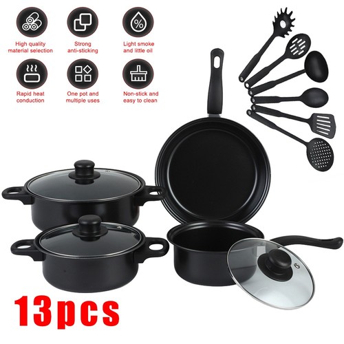 13pc cookware set pan - cookware, pot