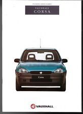 Vauxhall Corsa 1993-94 UK Market Sales Brochure GSi SRi Flair GLS LS Merit