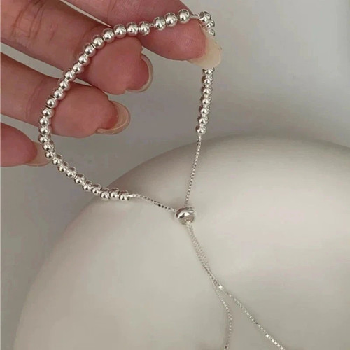 Genuine sterling silver beaded - genuine,