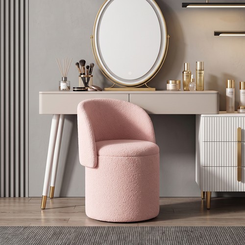 Teddy fleece storage - fleece, stool