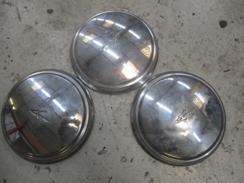 Austin chrome hubcaps - , x3