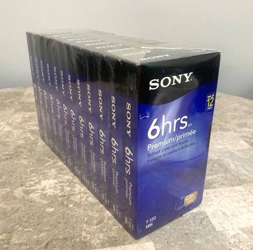 Sealed sony 120 - t-120, t-120vr