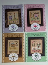 Lizzie Kate 4 Seasons set all 4 cross stitch charts Unmarked
