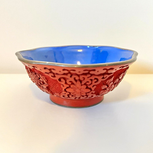 Mid 20th chinese cinnabar - mid-20th,