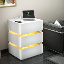 Wooden Bedside Table Cabinets