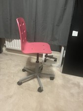 Used Jules Pink Junior Desk Chair- Ikea