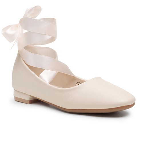 Girls nude satin - nude, wrap
