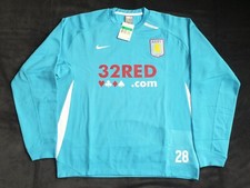 Aston Villa Shaun Maloney Season 2007-2008 Player Issue Training Sweatshirt XL 