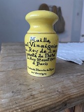 vintage Maille ceramic mustard