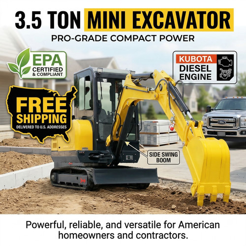 Ton mini excavator kubota - 3.5,