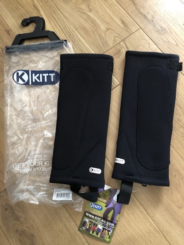 Black neoprene half chaps - black, /