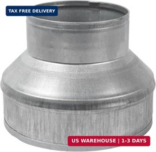 6" to 4" Inch Galvanized Steel