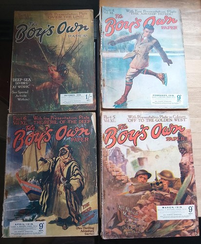 Boy own paper magazines - 4, x